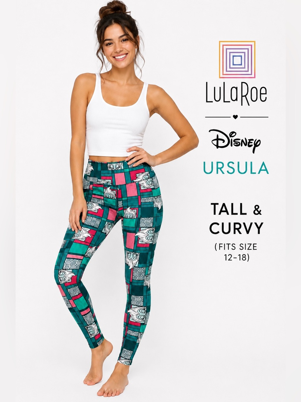 LuLaRoe Disney - URSULA Women TC Leggings